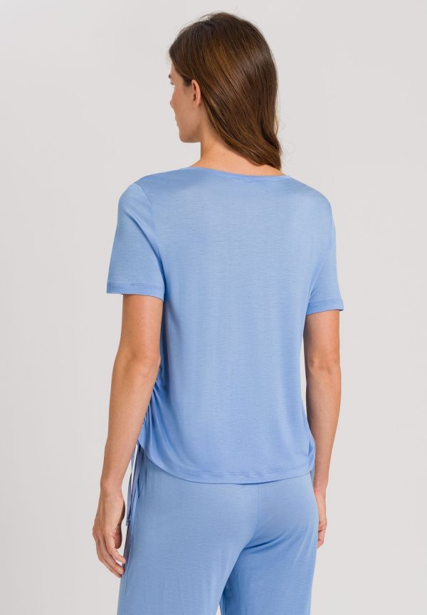 Lou Flowy Top With Side Ruching - Image 3