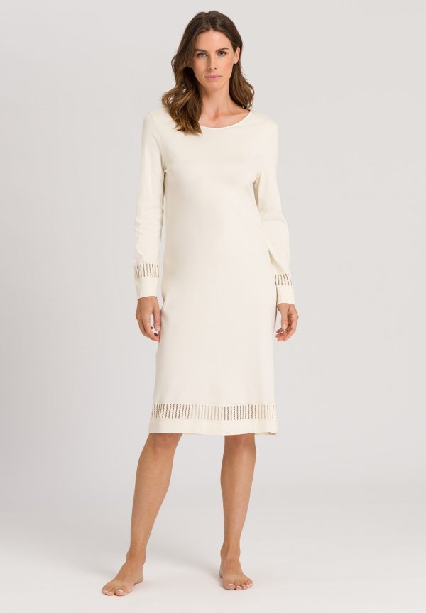 Gaia Round Neck Cotton Nightgown - Image 2