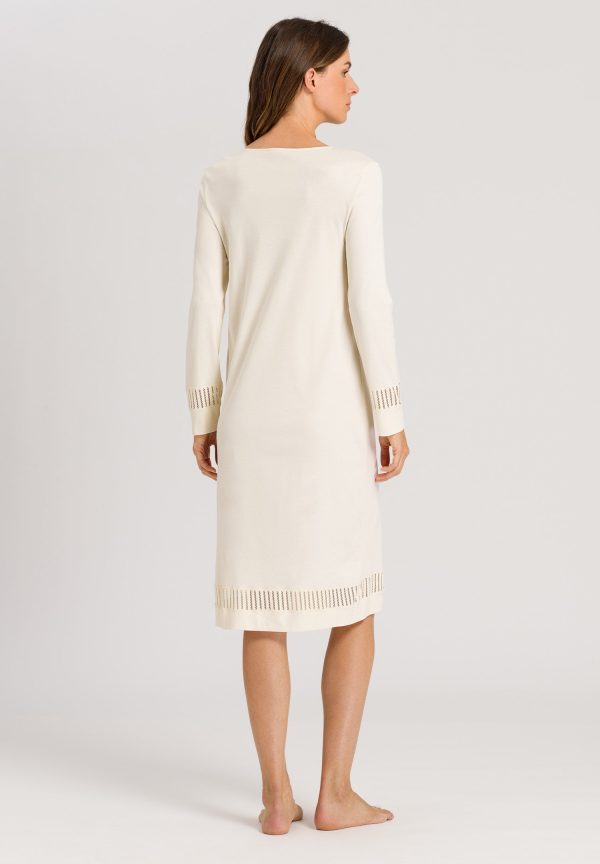 Gaia Round Neck Cotton Nightgown - Image 3