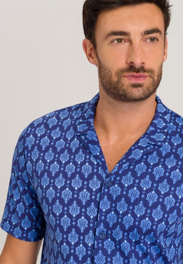 Night And Day Button Front Cotton Pajama Set - Image 4