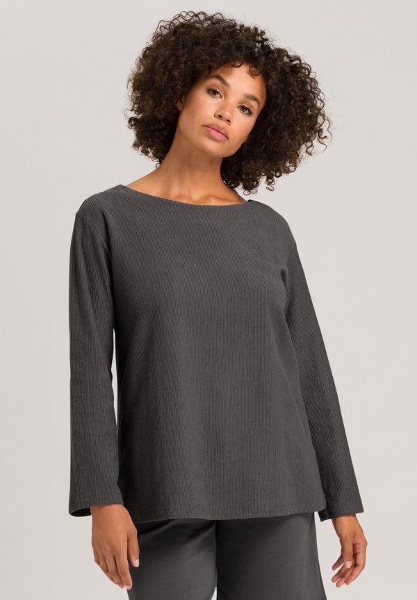 Pure Comfort Cotton Boat Neck Top - Image 2