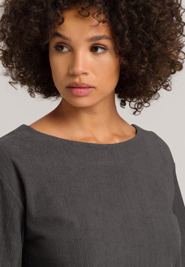 Pure Comfort Cotton Boat Neck Top - Image 5