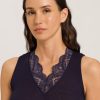 Ellis Fine Ribbed Wool And Silk Tank Top - Image 5
