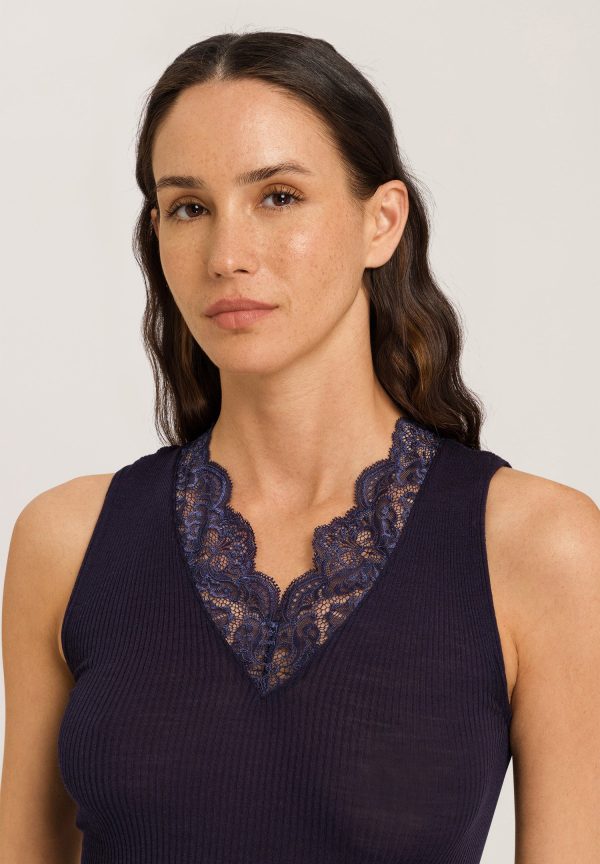 Ellis Fine Ribbed Wool And Silk Tank Top - Image 5