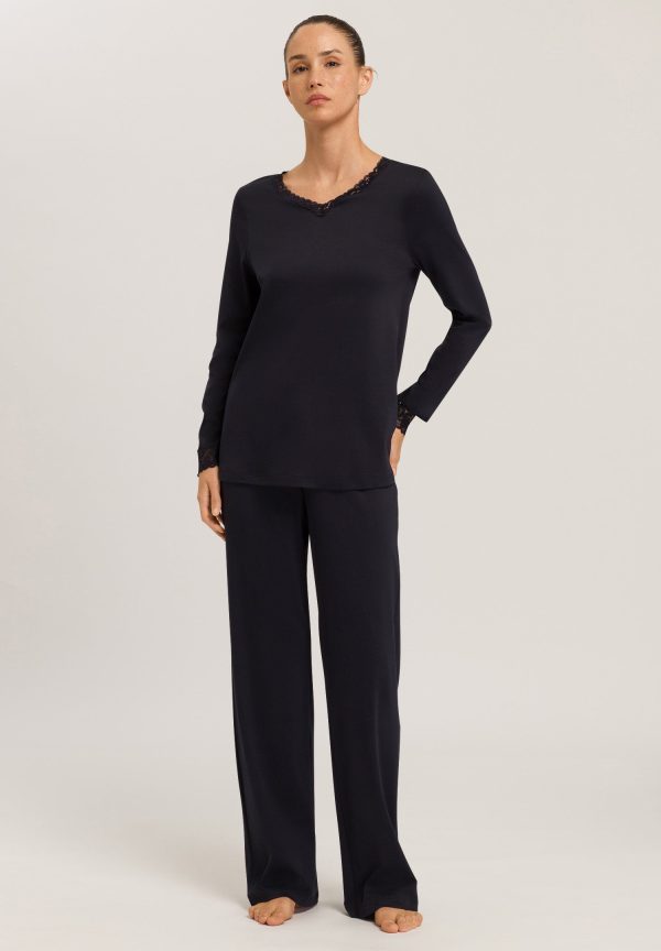 Moments Lace Trim Cotton Pajama Set - Image 2