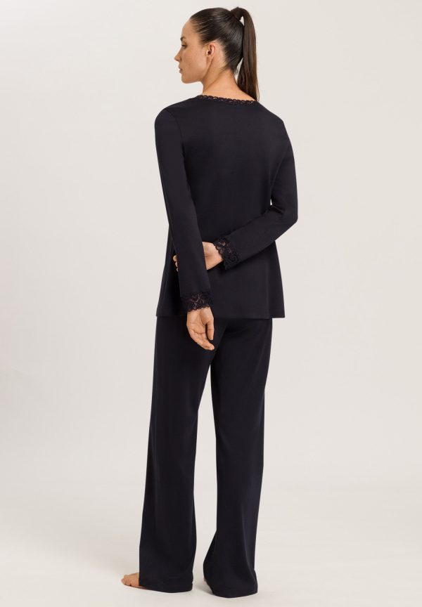 Moments Lace Trim Cotton Pajama Set - Image 3