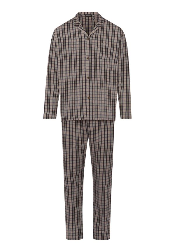 Cozy Comfort Cotton Flannel Button Front Pajama Set