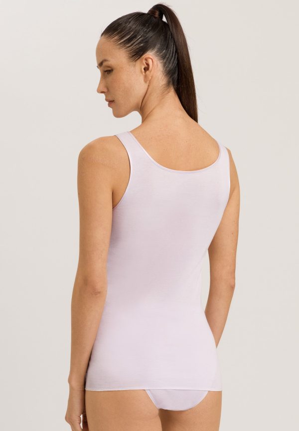 Cotton Seamless Round Neck Cotton Tank Top - Image 3
