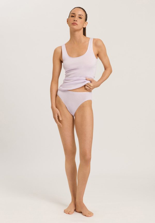 Cotton Seamless Round Neck Cotton Tank Top - Image 4