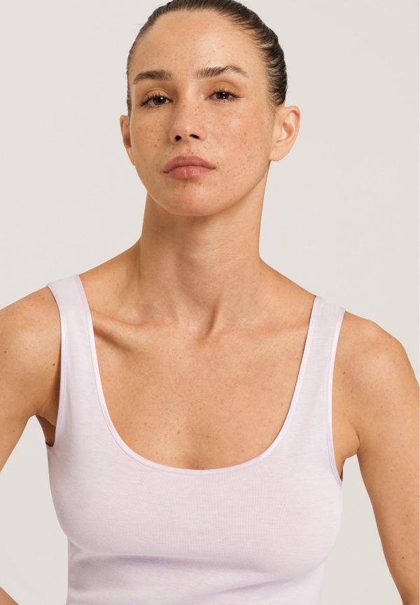 Cotton Seamless Round Neck Cotton Tank Top - Image 5