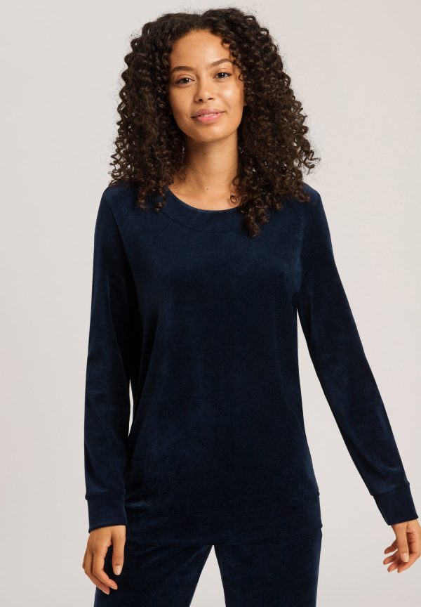 Favourites Velvet Round Neck Pullover - Image 2
