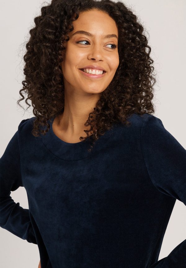 Favourites Velvet Round Neck Pullover - Image 5