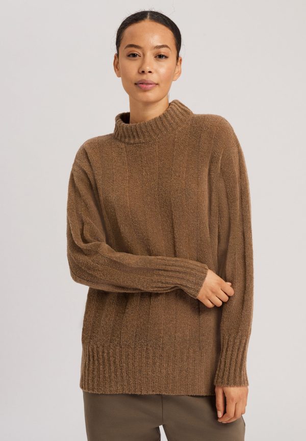 Knits Mockneck Wool Blend Pullover - Image 2