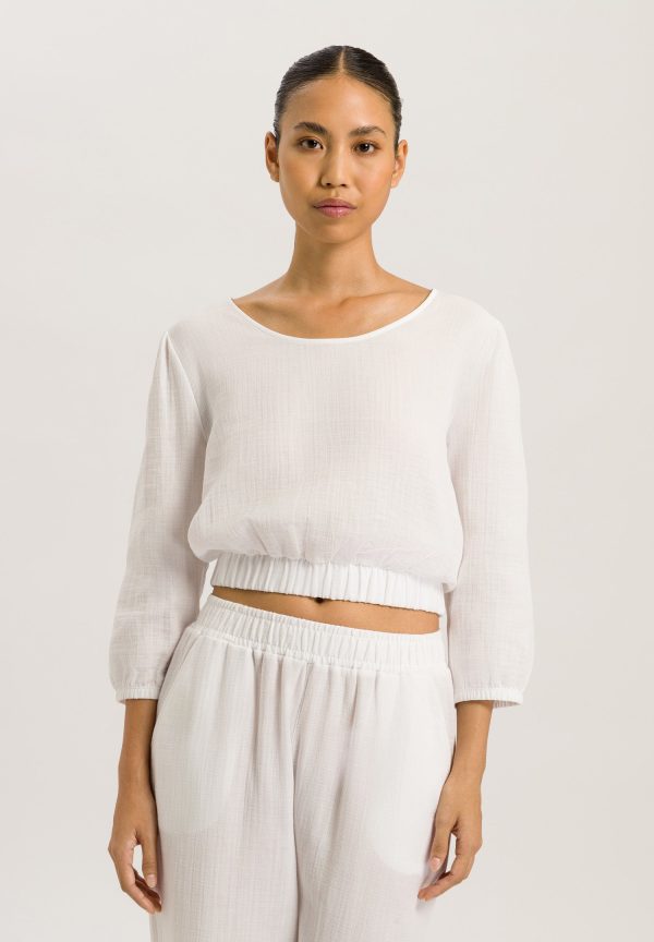 Sleep And Lounge Cotton Muslin Top - Image 2