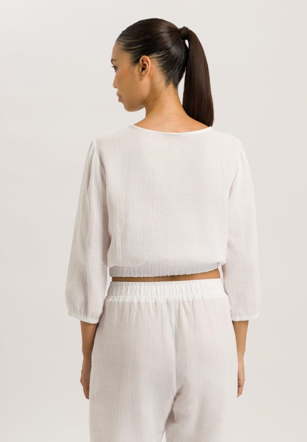 Sleep And Lounge Cotton Muslin Top - Image 3