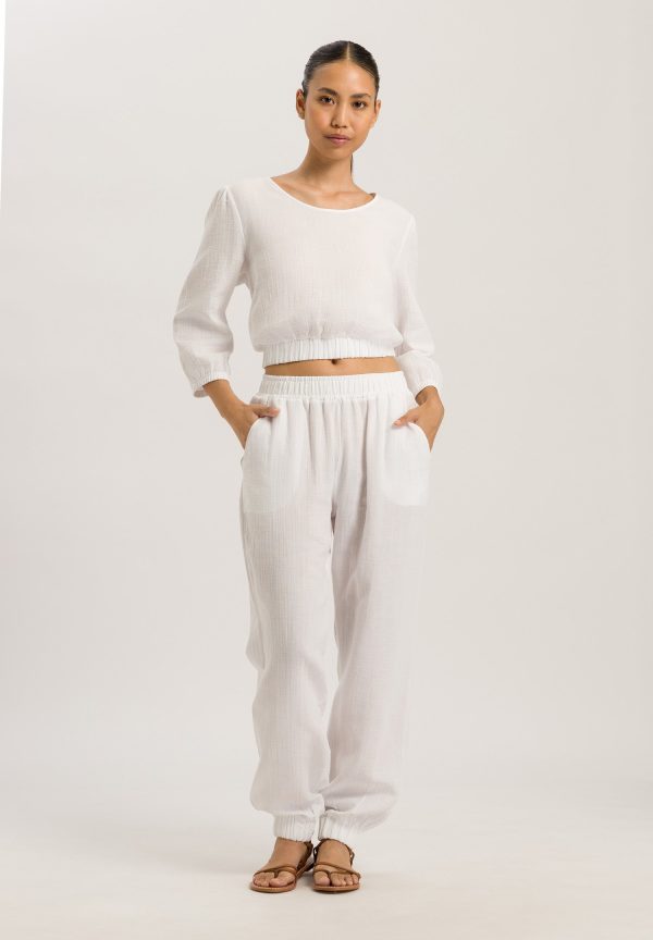 Sleep And Lounge Cotton Muslin Top - Image 4