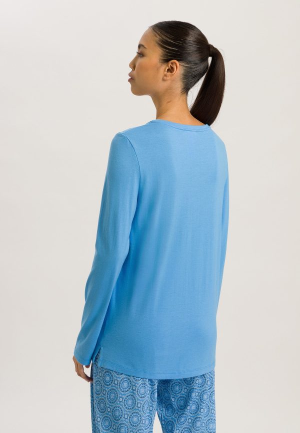 Sleep And Lounge Relaxed Round Neck Top - Image 3