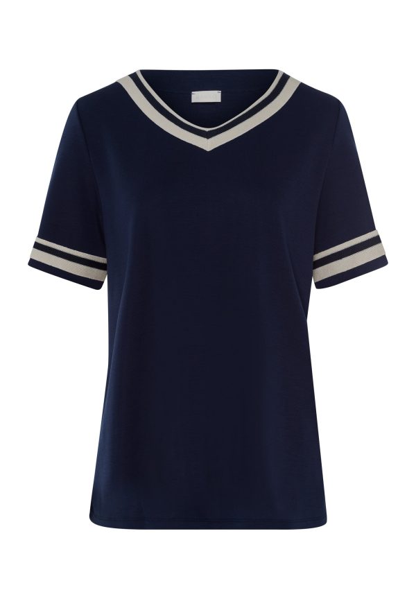 Madeleine Tencel V-Neck Top