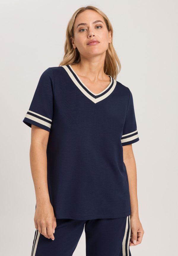 Madeleine Tencel V-Neck Top - Image 2