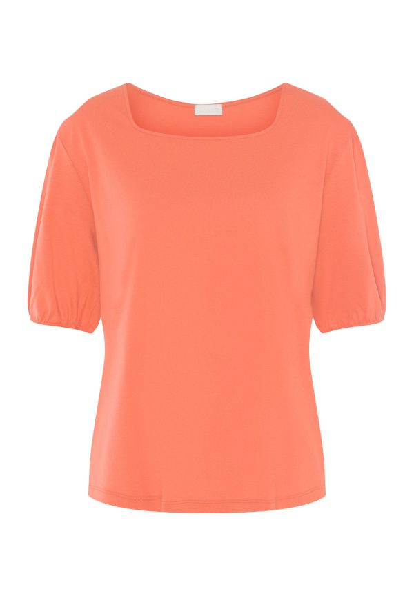 Natural Shirt Organic Cotton Square Neck Top