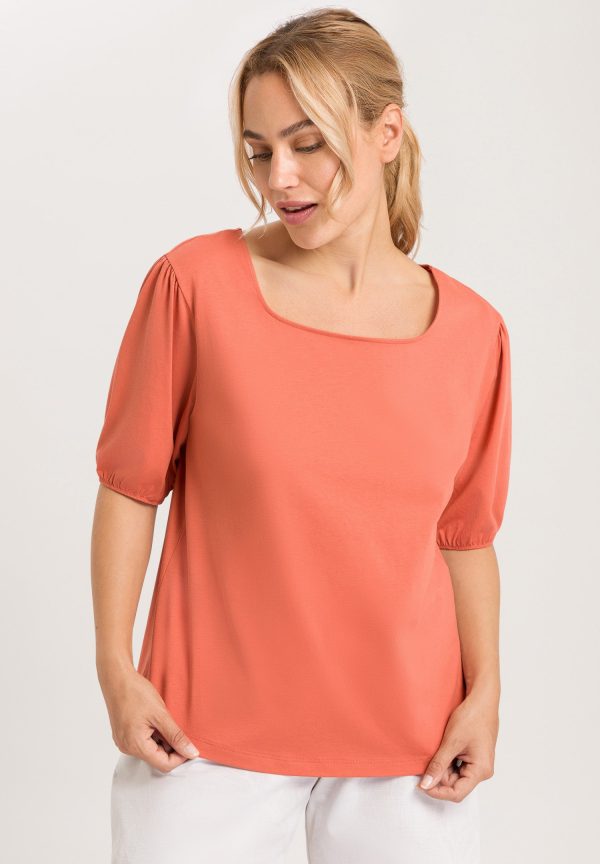 Natural Shirt Organic Cotton Square Neck Top - Image 2