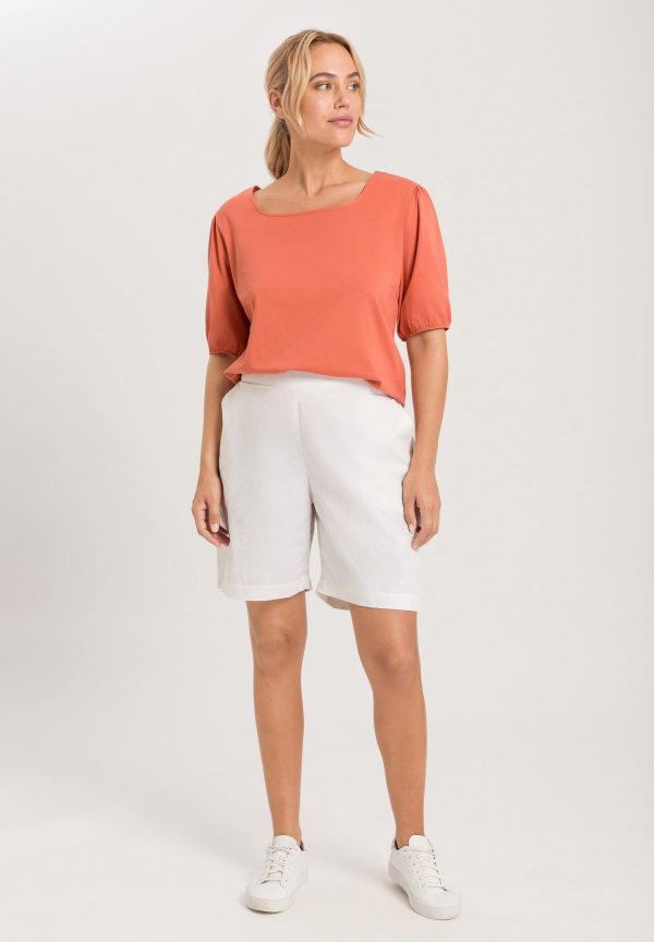 Natural Shirt Organic Cotton Square Neck Top - Image 4