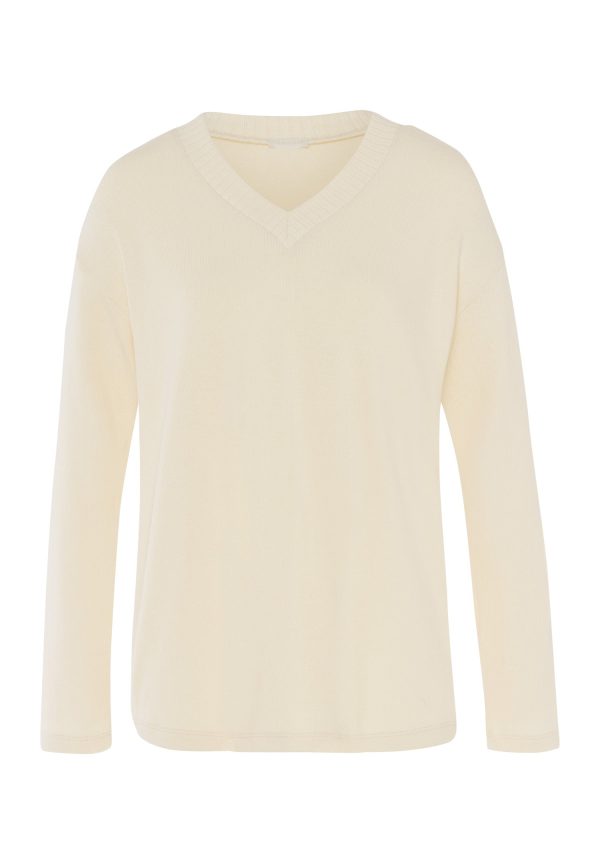 Summer Knits Ribbed-Trim Knit Top