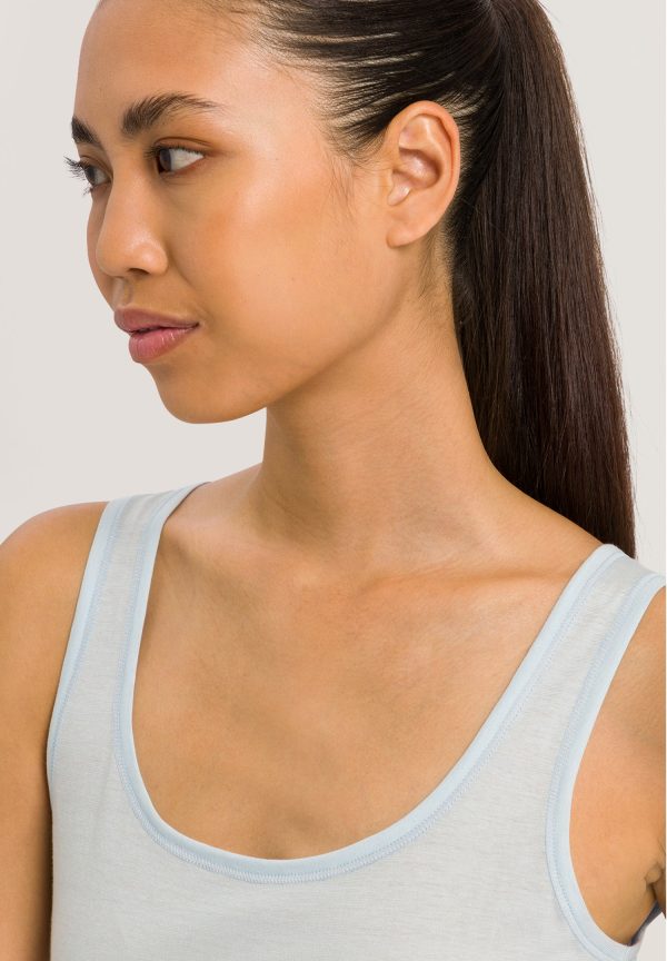 Ultralight Round Neck Cotton Tank Top - Image 5