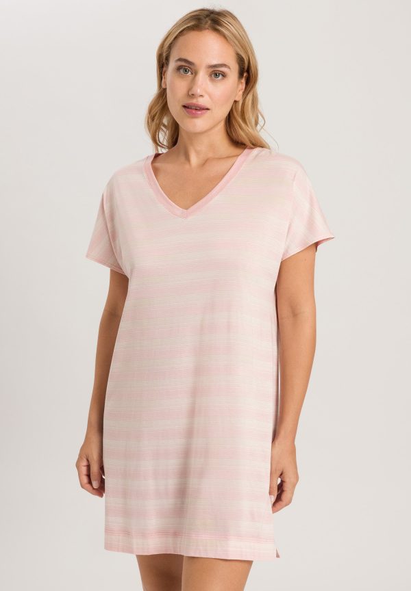 Laura Cotton Blend V-Neck Bigshirt - Image 2