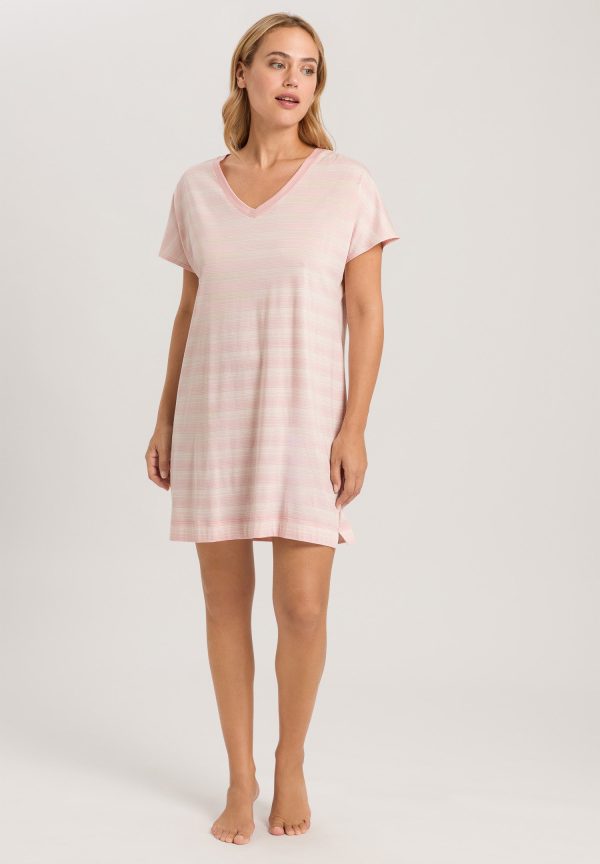Laura Cotton Blend V-Neck Bigshirt - Image 4