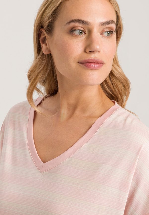 Laura Cotton Blend V-Neck Bigshirt - Image 5