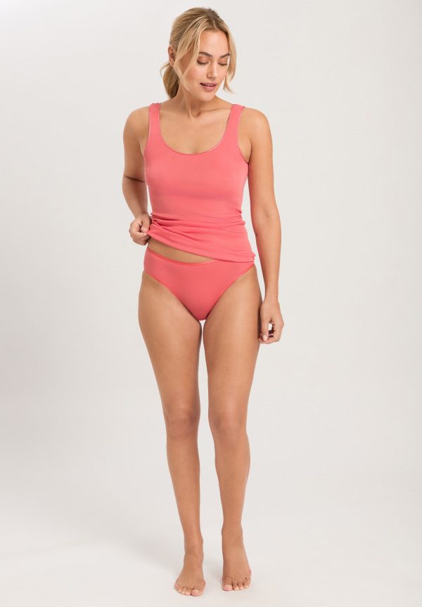 Cotton Seamless Round Neck Cotton Tank Top - Image 4