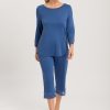 Moments Lace Trim Cotton Pajama Set