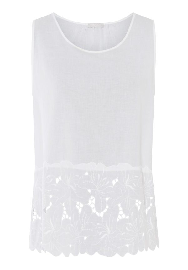 Clara Round Neck Cotton Tank Top