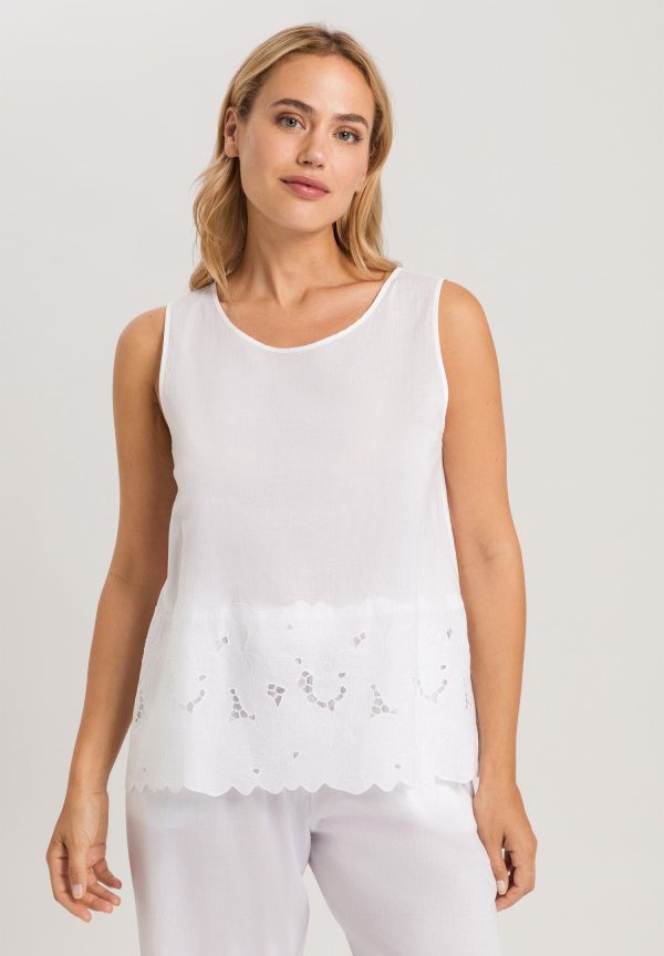 Clara Round Neck Cotton Tank Top - Image 2