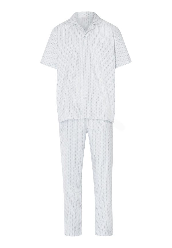 Carl Button Front Cotton Pajama Set