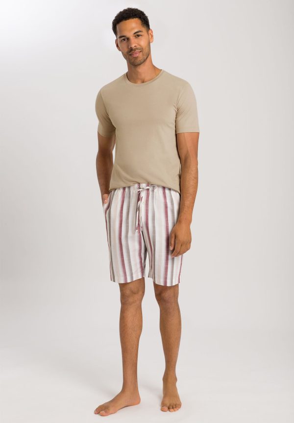 Night And Day Drawstring Cotton and Linen Shorts - Image 4