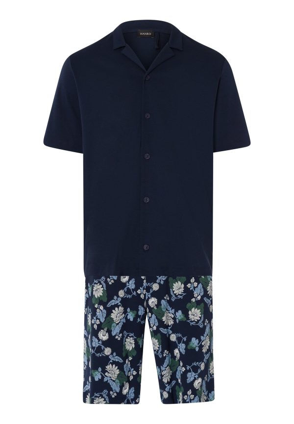 Night And Day Button Front Cotton Pajama Set