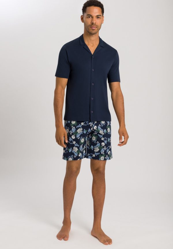 Night And Day Button Front Cotton Pajama Set - Image 2