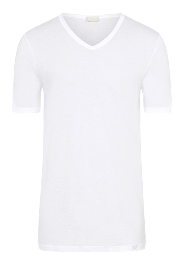 Ultralight Fitted Cotton V-Neck T-Shirt