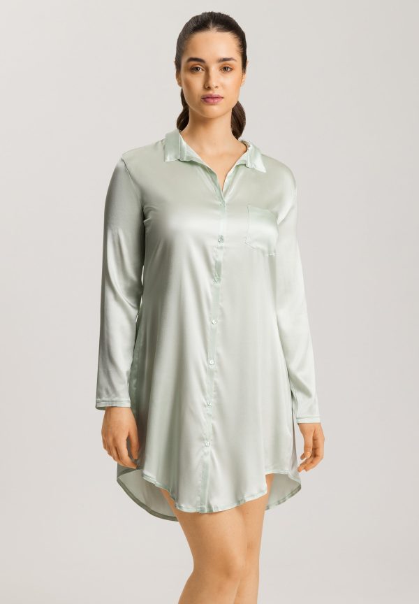 Grand Central Boyfriend Silk Sleep Shirt - Image 3
