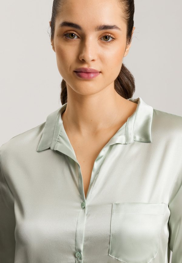 Grand Central Boyfriend Silk Sleep Shirt - Image 6