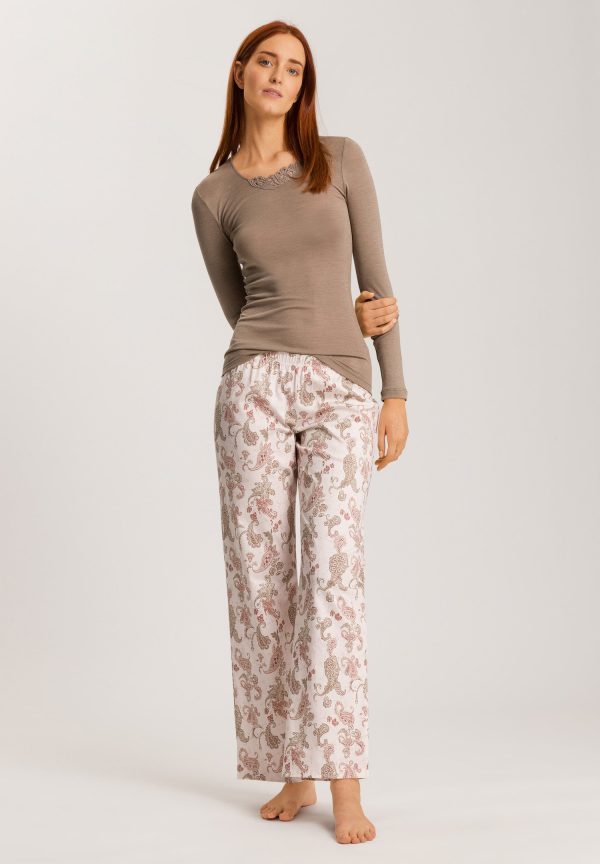 Woolen Silk W Wool And Silk Top With Embroidery - Image 4