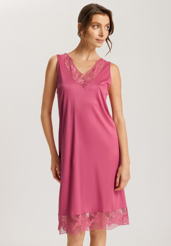 Eva TENCEL™ Lace Trim Tank Nightgown - Image 2