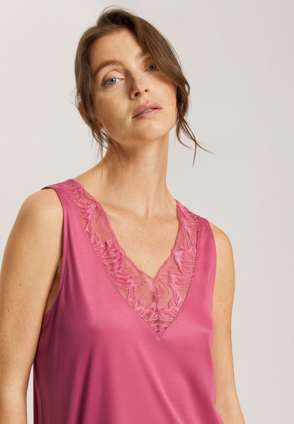 Eva TENCEL™ Lace Trim Tank Nightgown - Image 5