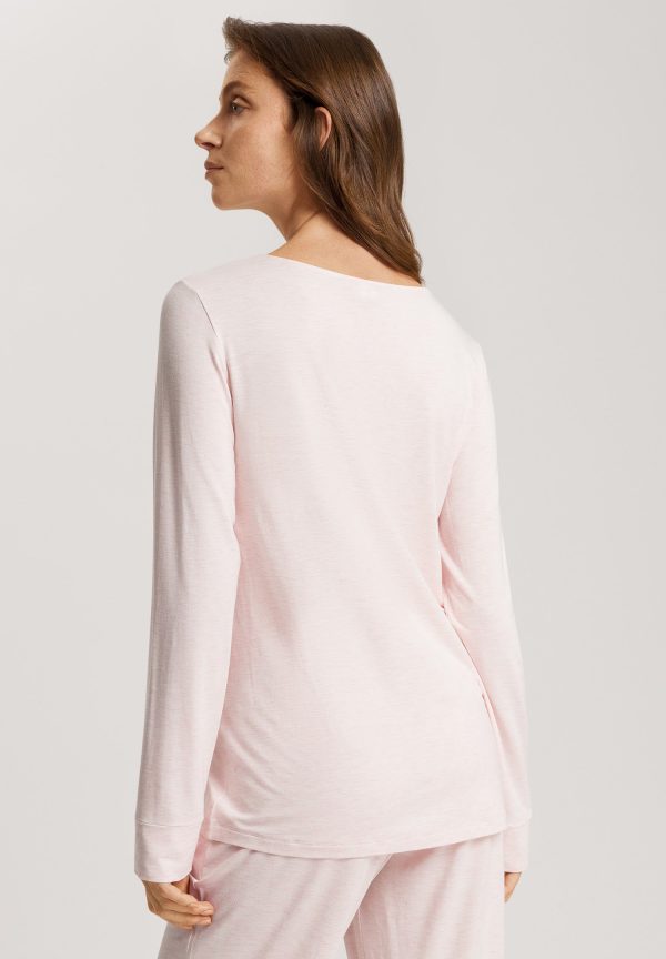 Natural Elegance Relaxed Round Neck Top - Image 2