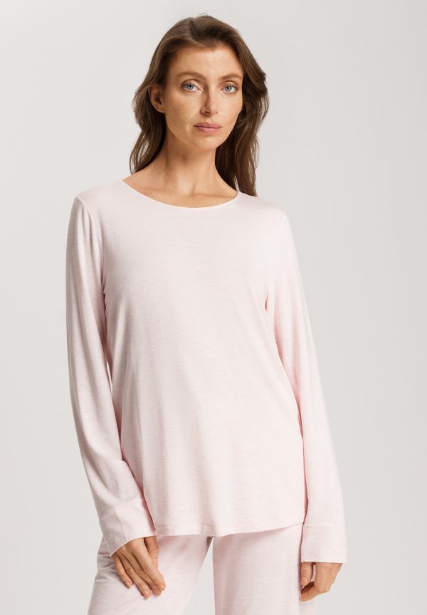 Natural Elegance Relaxed Round Neck Top - Image 3