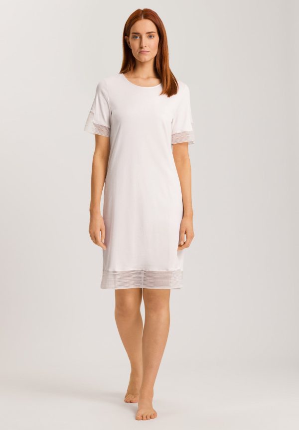 Sophie Lace Trim Cotton Nightgown - Image 4