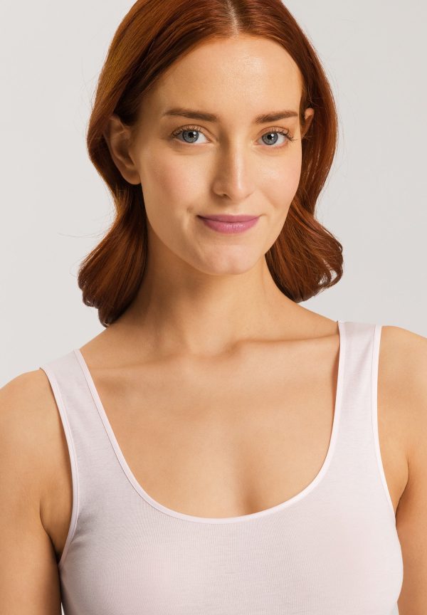 Cotton Seamless Round Neck Cotton Tank Top - Image 5