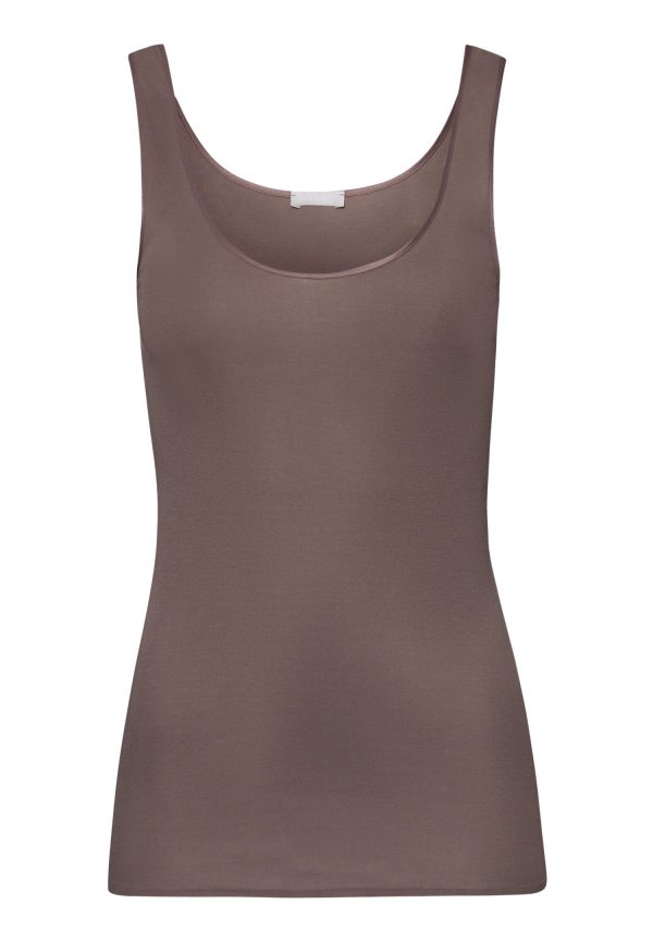 Cotton Seamless Round Neck Cotton Tank Top